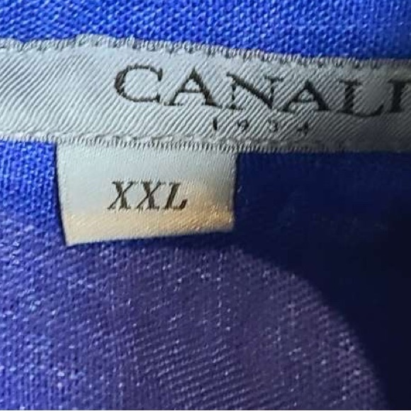 Canali Men's Classic Blue Dress Shirt - Picture 3 of 7